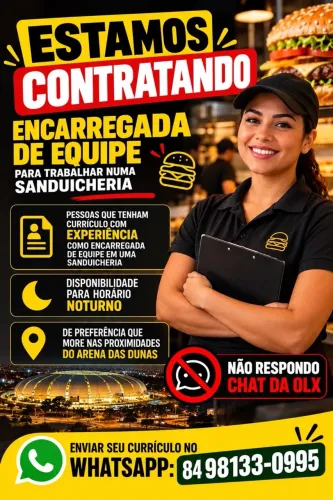 ENCARREGADA DE EQUIPE