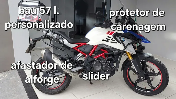BMW GS310 COM ACESSÓRIOS