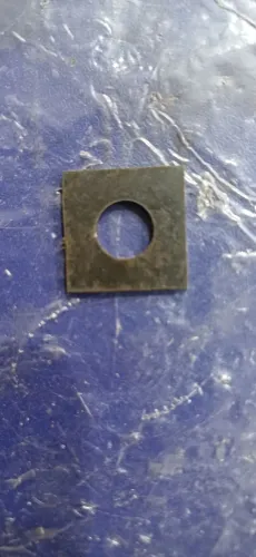 Chapa Fechamento Tubo 20x20 com Furo 6mm - R$ 50,00 o Kg