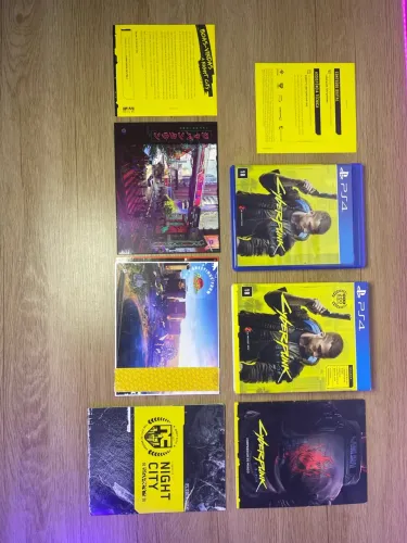 Cyberpunk 2077 mídia física PS4 e PS5 completo