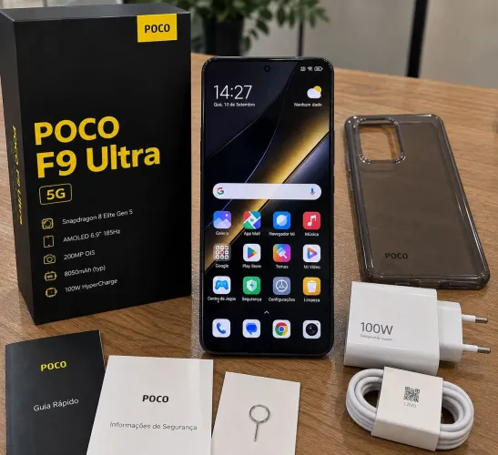 Smartphone Xiaomi Poco F9 ultra 5G Global 256GB 12GB ram, NOVO na caixa