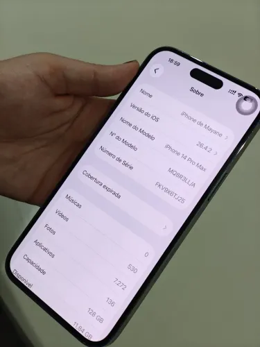 iPhone 14 Pro Max - 87% de Saúde da Bateria - R$ 3.500