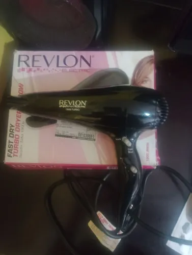 Secador Revlon Fast Dry Turbo - 1875W | Excelente Estado | Com Caixa Original
