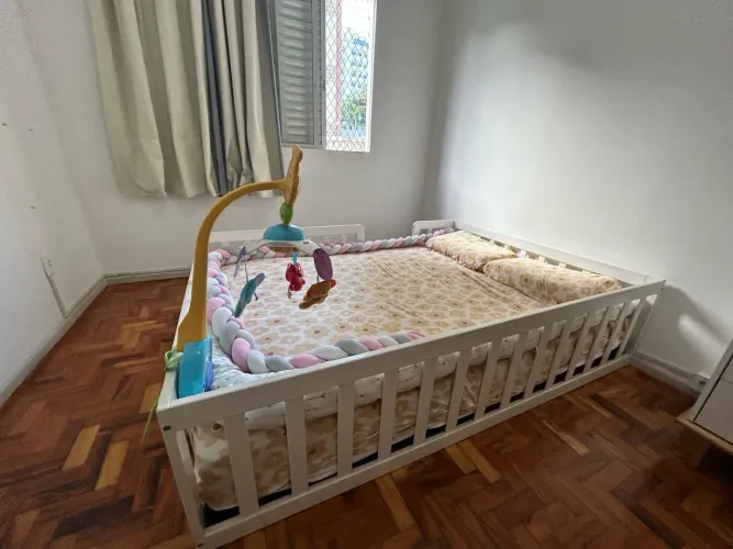 Cama Montessori casal Casatema + colchão Ortobom Master Superpocket 22