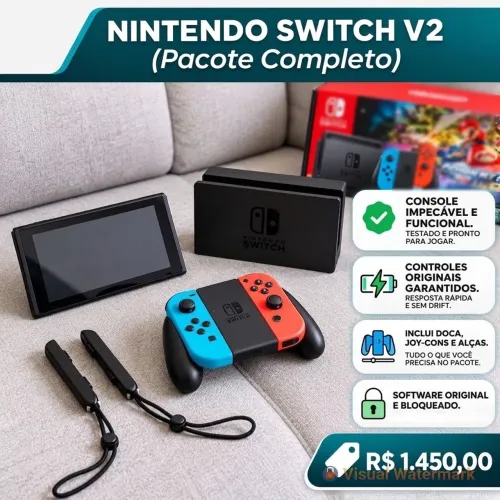 Nintendo Switch V2 (Bloqueado)