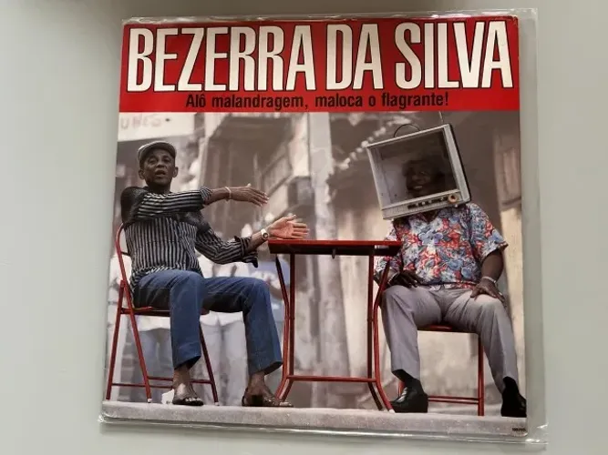 Disco lp vinil Bezerra da Silva Alô Malandragem 