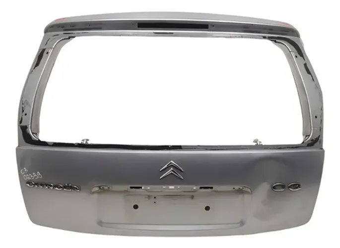 Tampa Traseira Citroen C3 Prata 2008 2012 Detalhe 02339