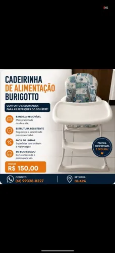 cadeirinha refeição Burigotto 