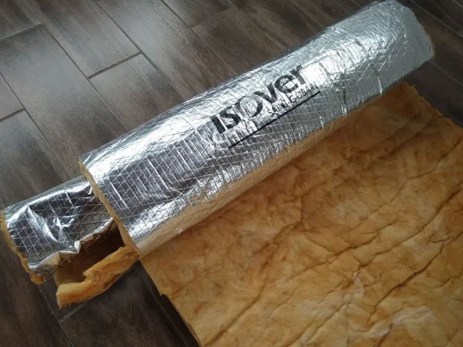 Manta de lã de vidro aluminizada 
