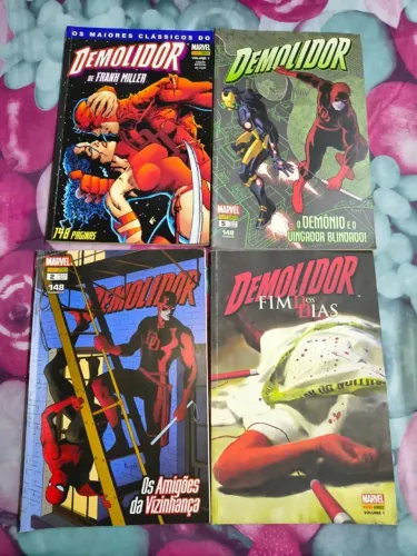 4 Hqs Demolidor - Marvel - Panine - Formato Americano