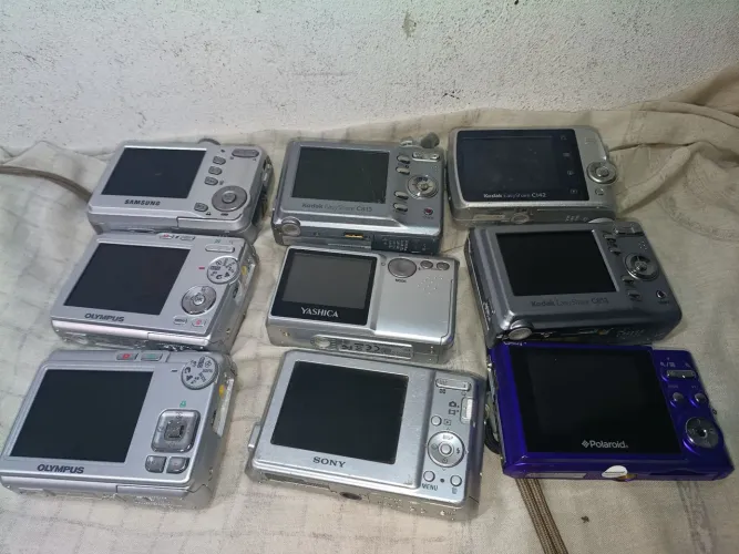 Lote de câmeras digital, não funciona 