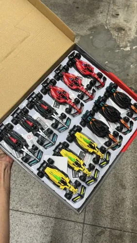 Cartela carros formula 1 coleção