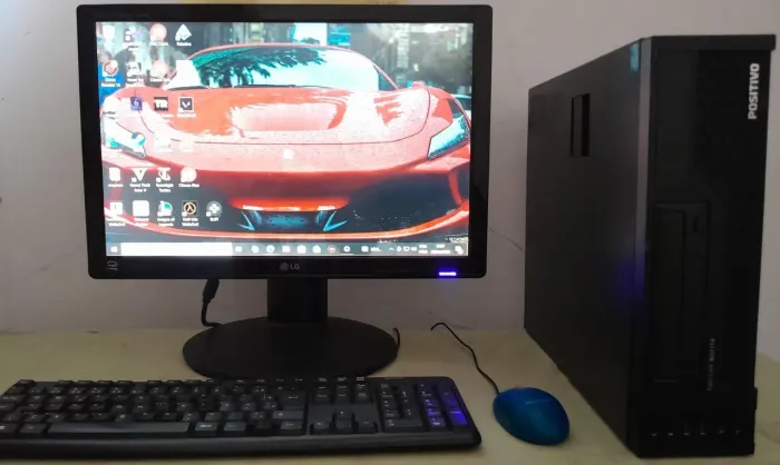 Computador completo Intel i5 7600, 8 gigas de ram ddr4, hd de 500 gigas, monitor LCD, jogo