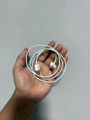 Cabo Carregador Compatível Com iPhone iPad 30 Pinos Dock 1m Cor Branco