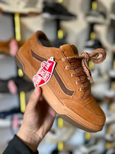 Vans Hylane Premium Masculino Tons: Castanho/Caramelo - Sola de Borracha
