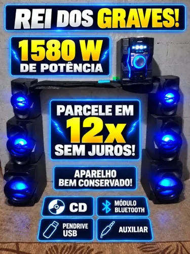 SOM PHILIPS FWM9000 - REI DOS GRAVES