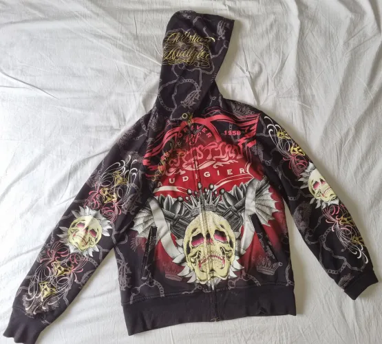 Casaco moleton Christian Audigier Ed Hardy