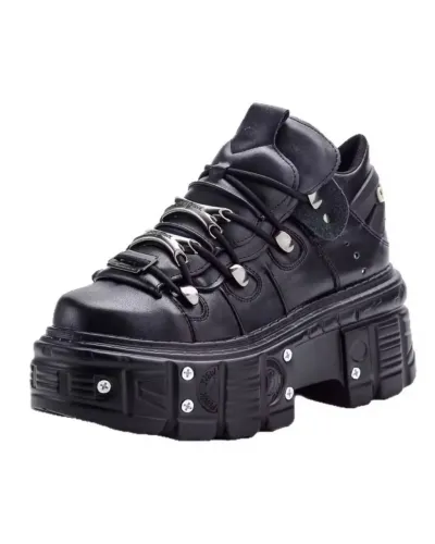 tênis Vetements New rock plataforma couro novo