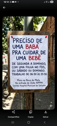 Preciso de uma babá?