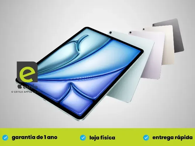 iPad Air 11" 128GB Wi-Fi M4 - Novo - Loja Física