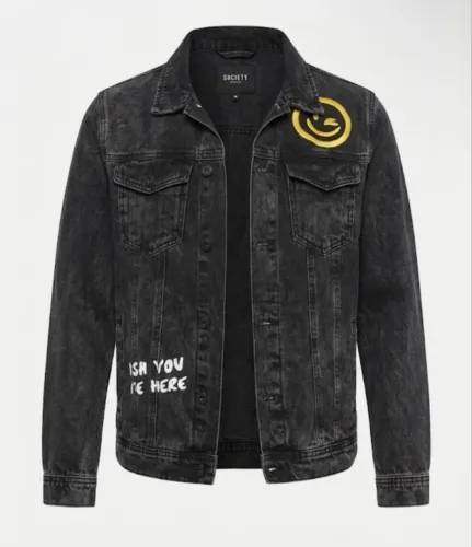 jaqueta jeans bluesteel preta m