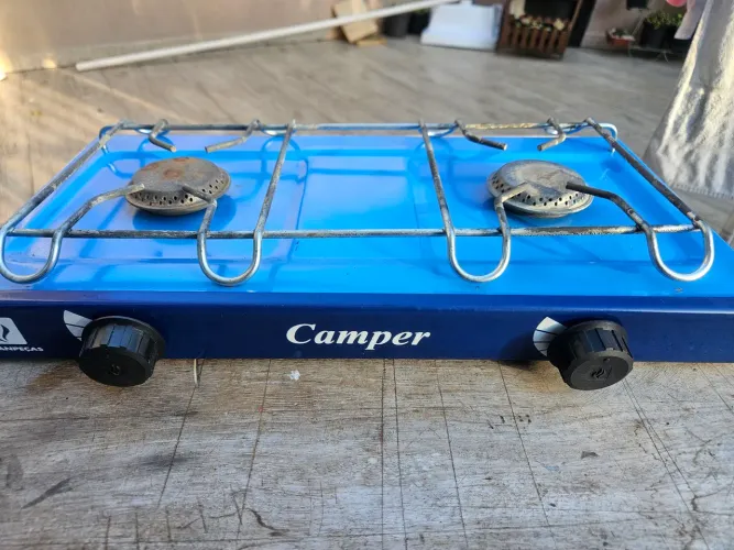 Fogão para camping 2 bocas