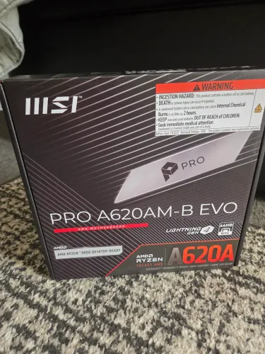 Placa-mãe MSI Pro A620M-B Evo - AM5 - M-ATX