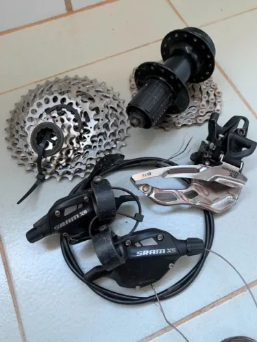 Relação Kit Sram X5 10v c Cubo Bontrager R$1.100,00