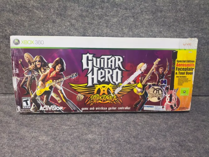 Guitarra Rock Band Xbox 360 funcionando perfeitamente Original na caixa