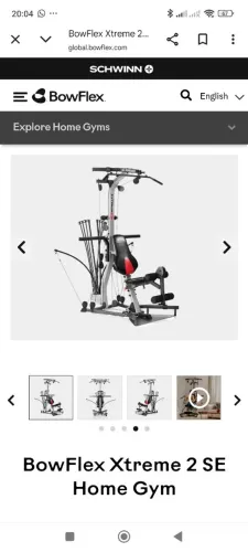 Estação musculação importada bowflex