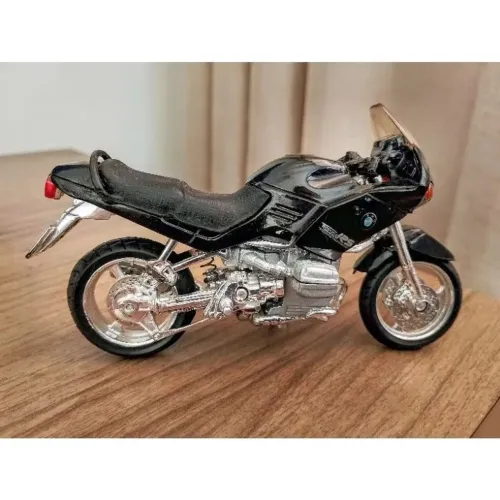 Miniatura Moto BMW R1100 RS Maisto 1:18<br>Excelente estado de conservação