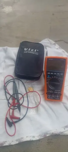 multímetro digital vici vc99 true rms profissional com estojo