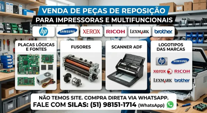 Vendo Peças de impressoras! CONSULTE VALORES
