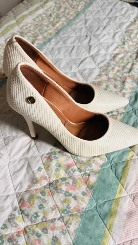 Scarpin branco luxo
