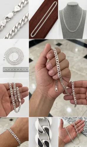 Cordão Prata 925 Italiana Maciça ? Estilo Grumet Premium