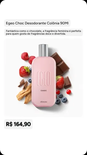 Promoção Egeo De:R$165 Por:R$125