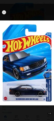 Hotwheels 89 Mercedes bens 560 SEC AMG