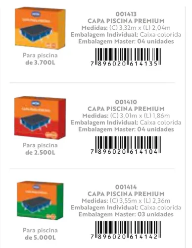 FORROS E CAPAS PARA PISCINA MOR