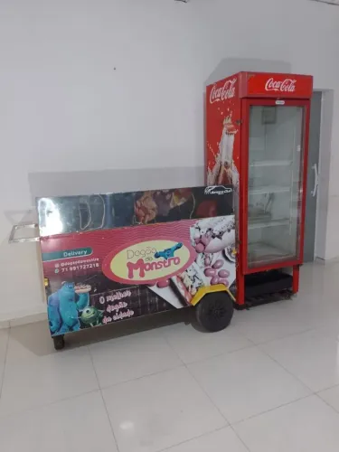 Vendo carro de cachorro quente inox  1.300