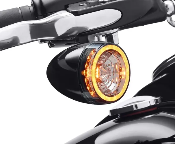 Seta Pisca LED Harley Davidson Original Dianteira ou Traseira Plug & Play Lente 