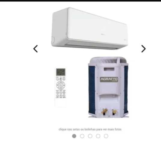 Central de ar agratto 12 mil btus