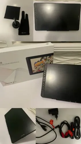 mesa digitalizadora Huion kamvas 16(2021) - Seminova* excelente estado