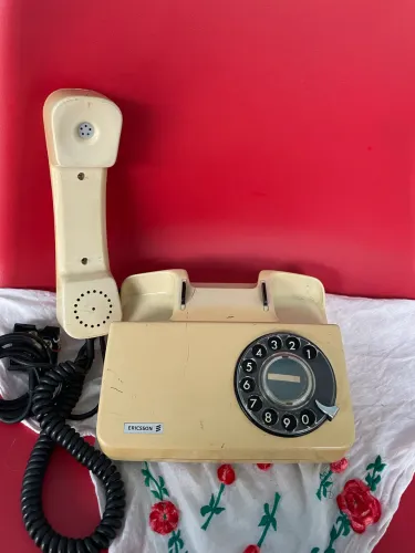 Telefone vintage de disco