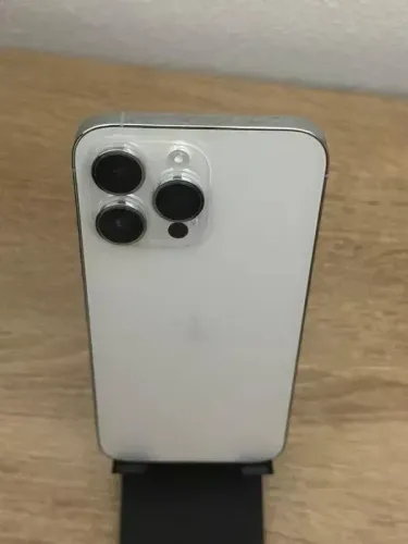 * iPhone 14 Pro Max 128GB Prata 78% / Seminovo / Mensagem de tela genuína Apple *