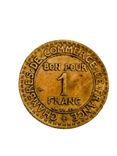 Moeda 1 franco 1922 Chambres de comerce de France