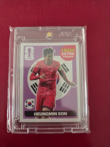 Figurinha extra sticker Heungmin son legends panini roxo