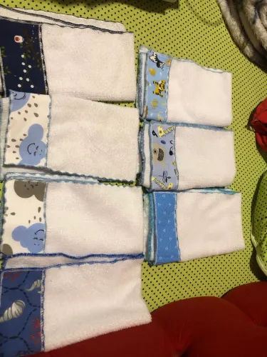 Paninhos de bocas 7 unidades para bebê