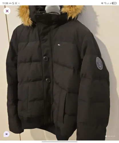 Casaco Inverno Neve Tommy Hilfiger capuz pelo removível 