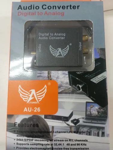 Conversor Audio Optico Digital Para Rca Analogico