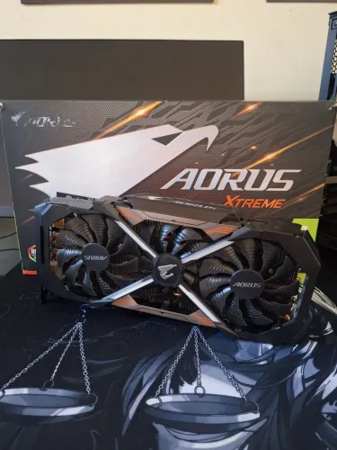RTX 2060 AORUS EXTREME 6GB - Triple Fan | Com Caixa | Excelente Estado